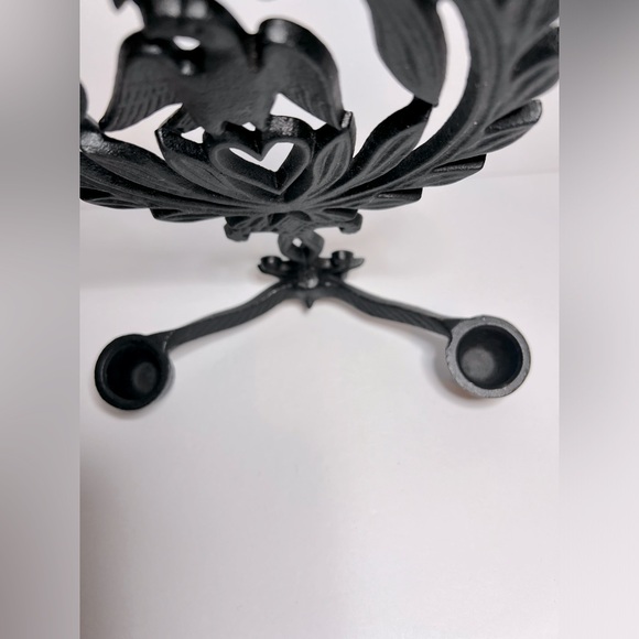 Vintage Cast Iron Eagle Candle Sconce - Picture 3 of 4